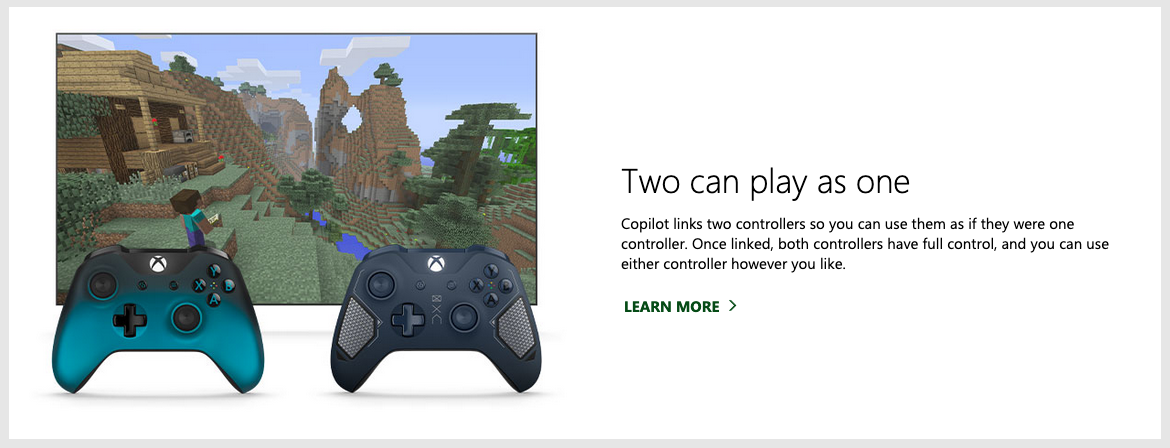 Info on the co-pilot feature from the Xbox Accessibility web site